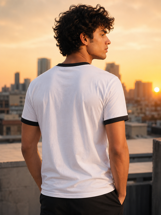 Earn Your Wings Retro Ringer T-Shirt