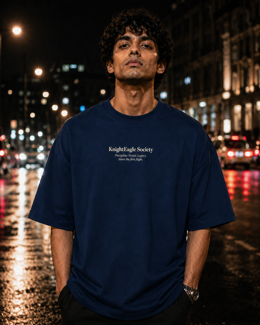 KnightEagle Society- Oversized Tee | KNIGHTEAGLE