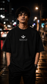 Monaco After Dark Oversized Unisex Cotton Tee