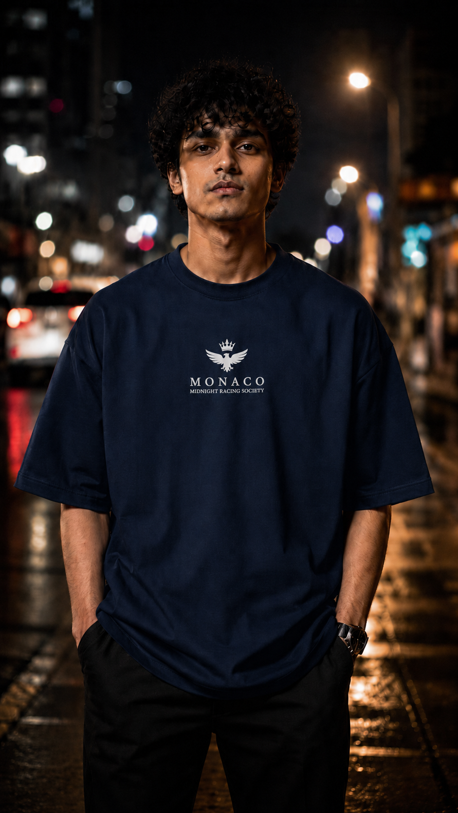 Monaco After Dark -Oversized Tee | KNIGHTEAGLE
