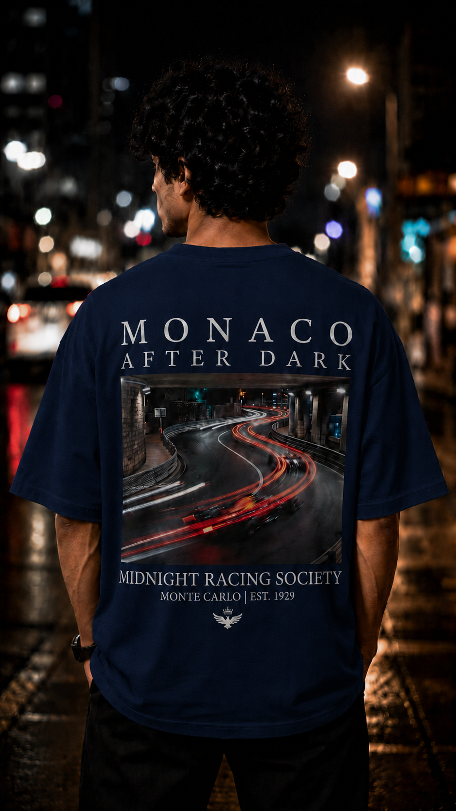 Monaco After Dark -Oversized Tee | KNIGHTEAGLE