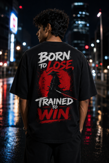 Trained To Win Oversized Cotton Tee