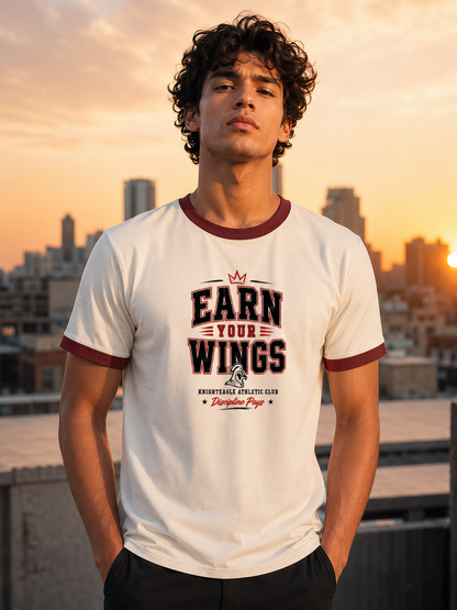 Earn Your Wings - Ringer Tee | KNIGHTEAGLE